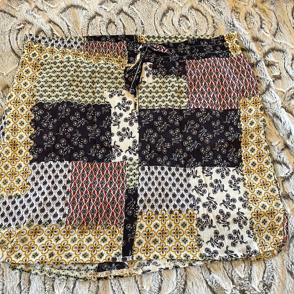 Patched skort